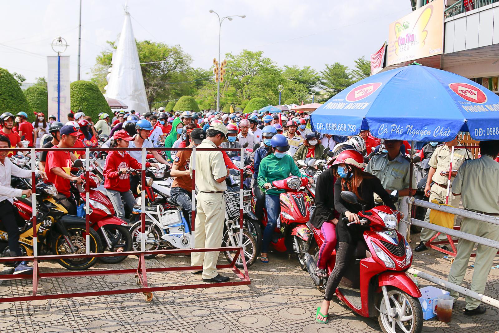 Khu vực giữ xe rộng rãi, an toàn