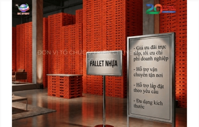 ISC Event Cho Thuê Pallet Nhựa Số Lượng Lớn