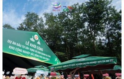 Lễ khởi công KCN Bắc Đồng Phú giai đoạn 2 | ISC Event tổ chức